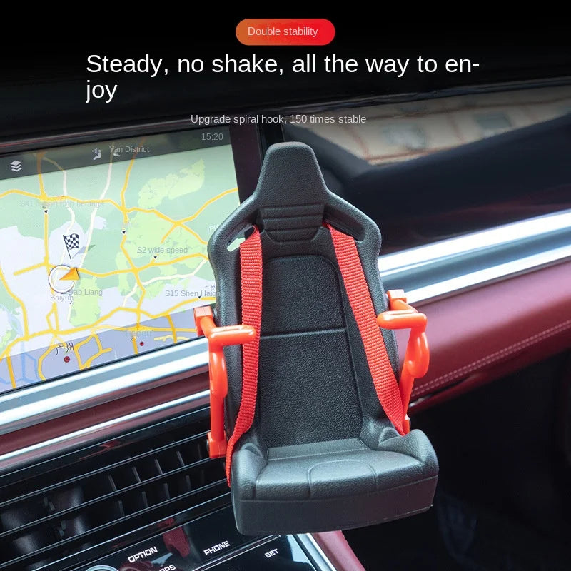 Universal Car Seat Shape Phone Holder - Image 1