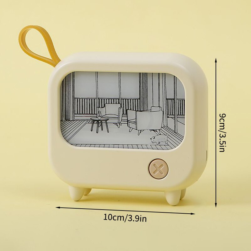 Mini Art TV Painting Decor Night Lamp - Image 6