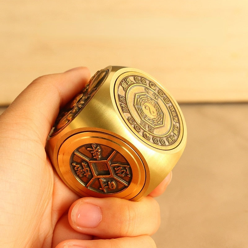 Six-Sided Magic Dice Fidget Spinner - Image 0