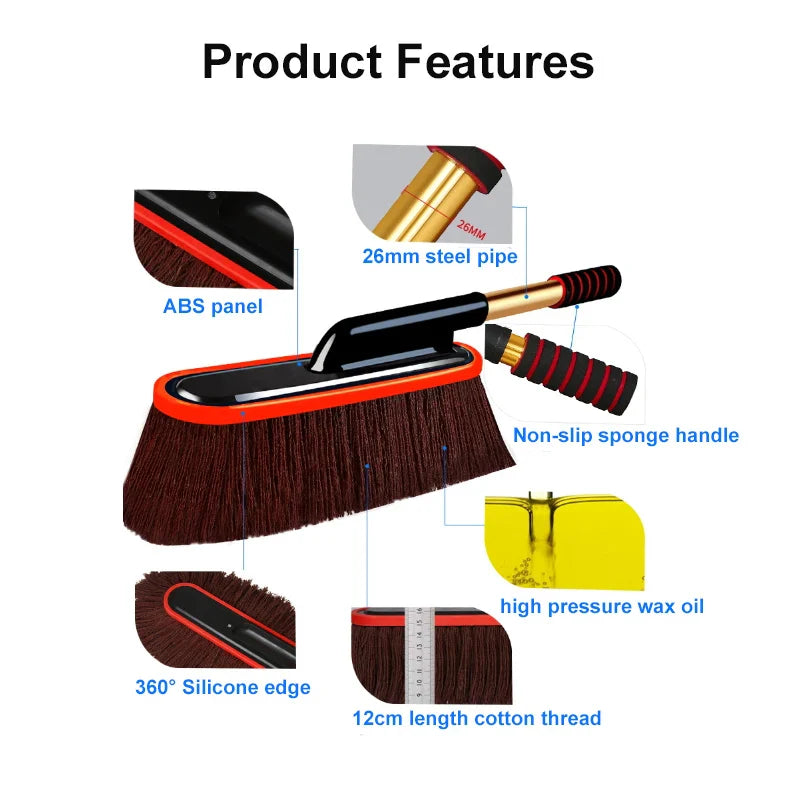 Auto Clean Telescopic Microfiber Car Dust Remover Brush - Image 8