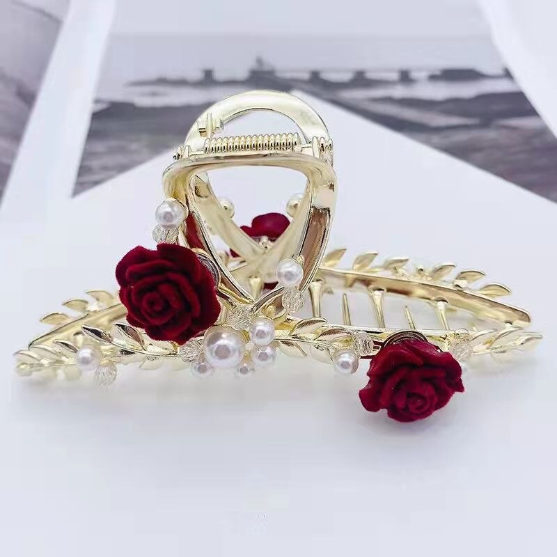 Elegant Rose Retro Hairpin - Image 1
