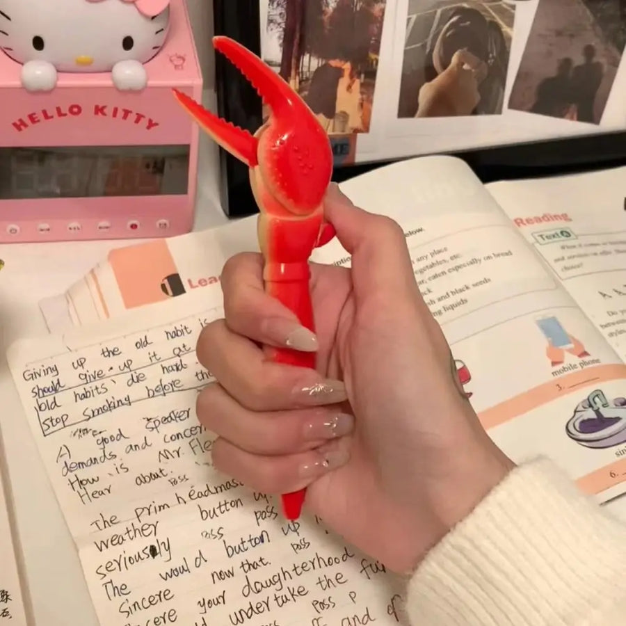 Lobster Grip Creative Snack Holder Pen - Image 0