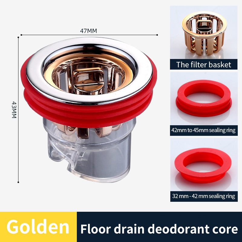 Safe Bathroom Universal Anti Odor Drain Filter Plug - Image 5