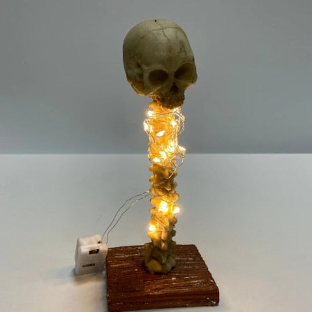 Skeleton Skull Table Lamp - Image 1