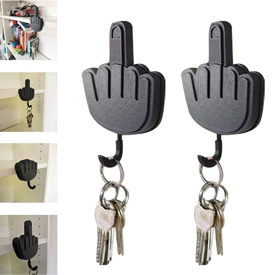 Middle Finger Wall Key Hook - Image 1