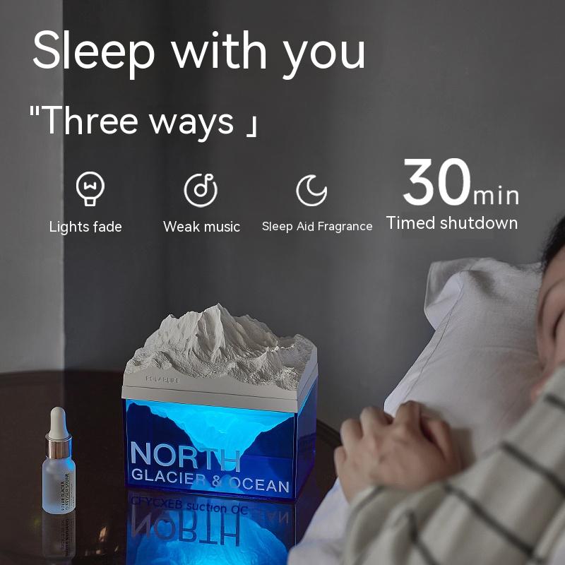 Iceberg Aromatherapy Bluetooth Speaker Night Lamp - Image 1