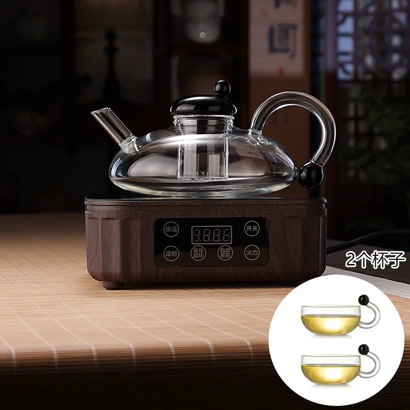 Pure Brew Aesthetic Heat-Resistant Glass Teapot - Image 8