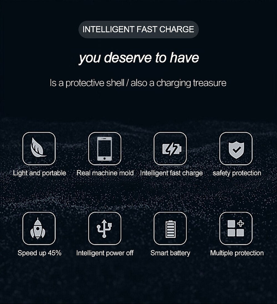 Battery Booster Smart Power Bank iPhone Case - Image 1