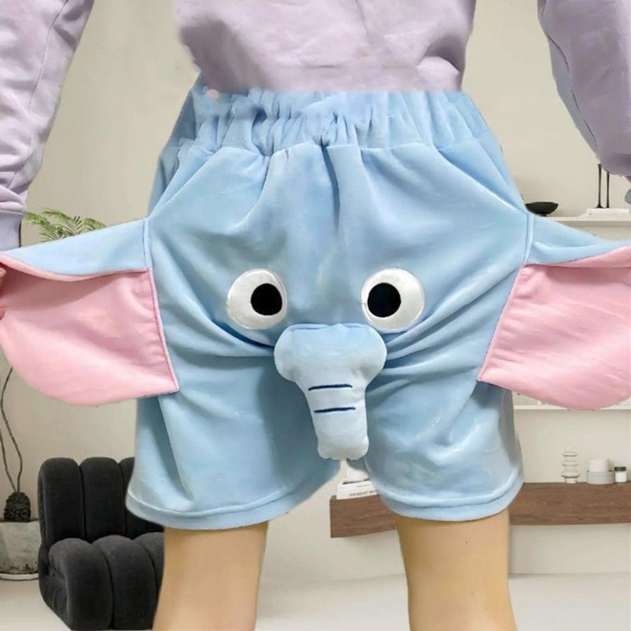 Funny Elephant Loose Cute Shorts - Image 0