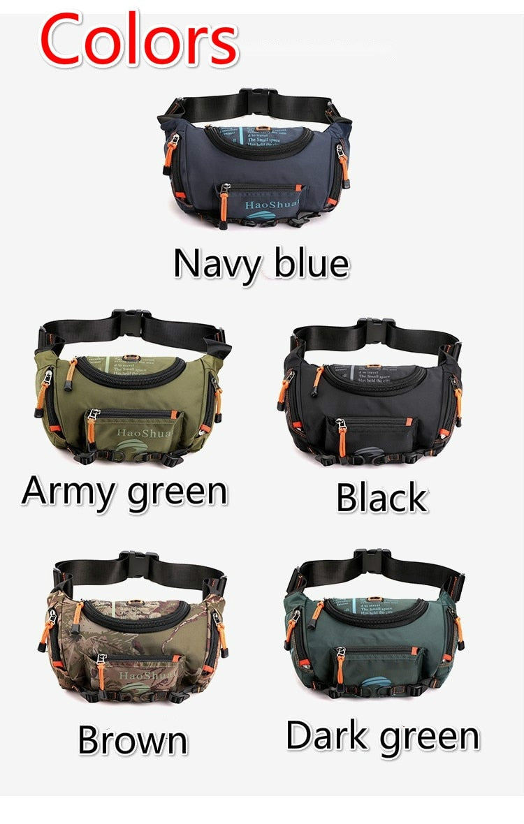 Waterproof Oxford Style Stash Waist Bag - Image 10