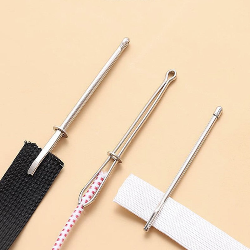 2Pcs Elastic Rope Threader Tweezer Tool - Image 4
