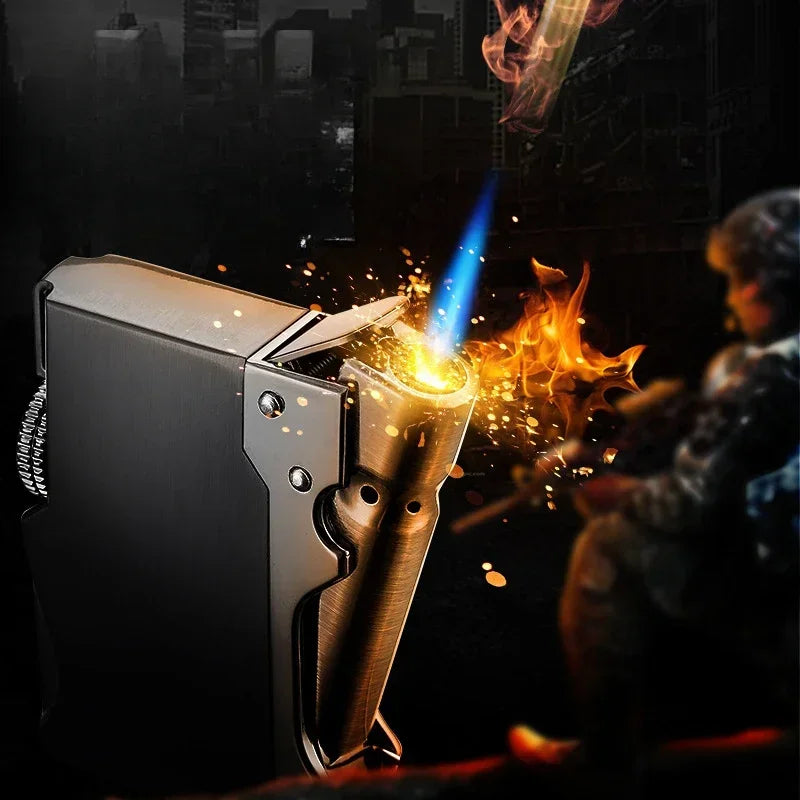 Fire Storm Metal Butane Lighter - Image 1