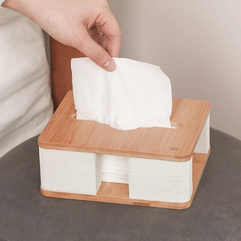 Accordion Paper Retractable Nordic Tissue Box - Image 3