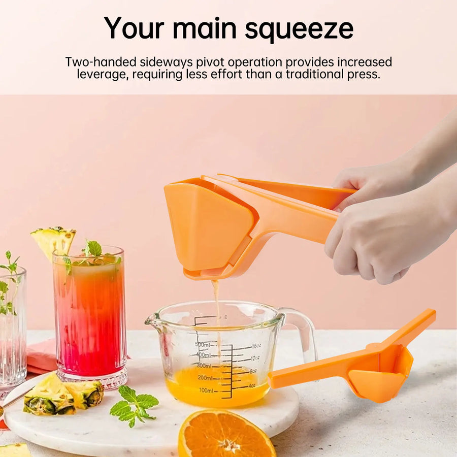 Natural Hand Press Fruit Squeezer Tool - Image 1