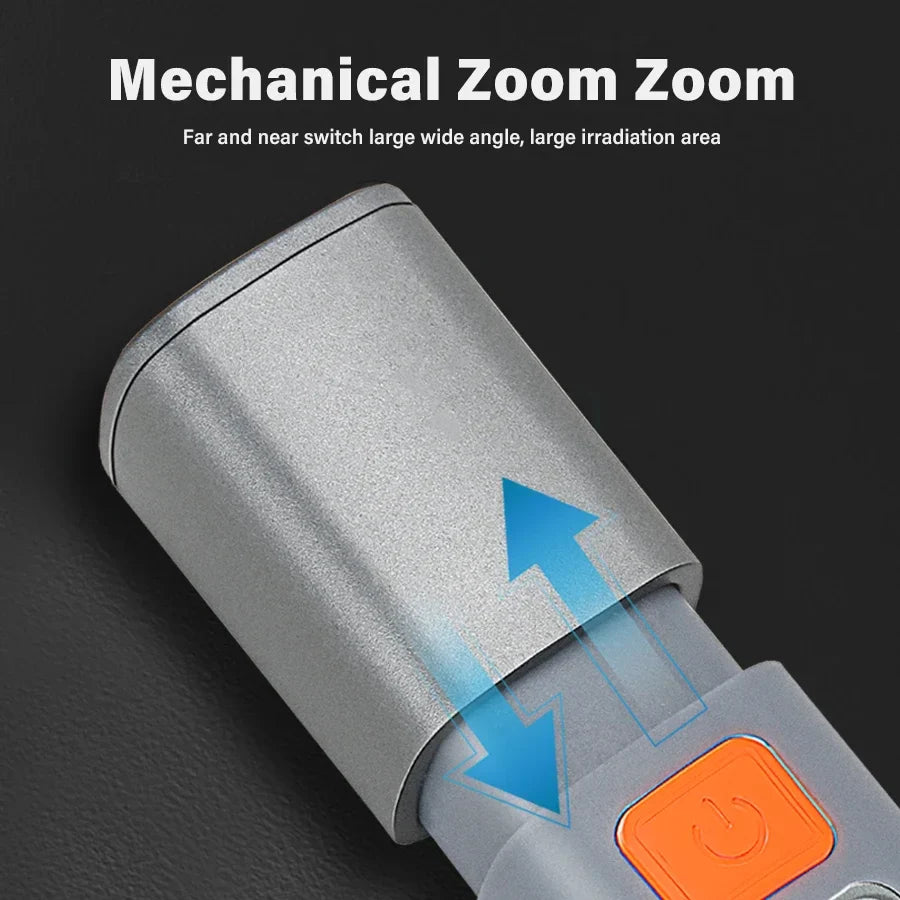 Ultra-Bright Long Shot USB Rechargeable Flashlight - Image 4