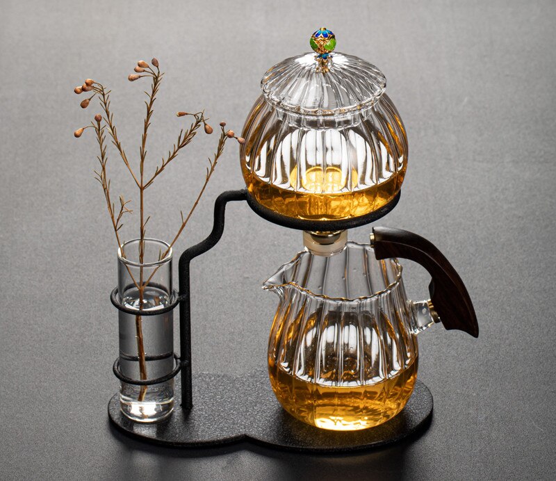 Nature Leaf Magnetic Semi-Automatic Tea Set - Image 6
