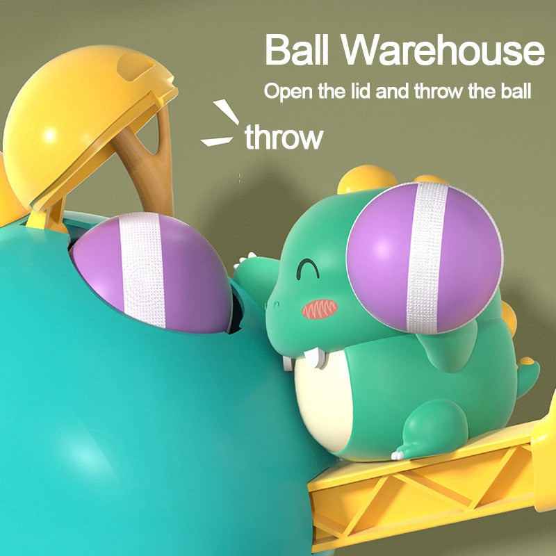 Cute Dinosaur Sticky Ball Dart Toy Set - Image 3