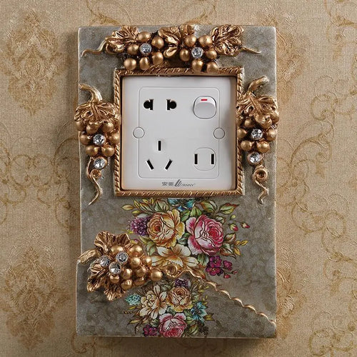 Vintage Flora Butterfly Outlet Organizer - Image 0