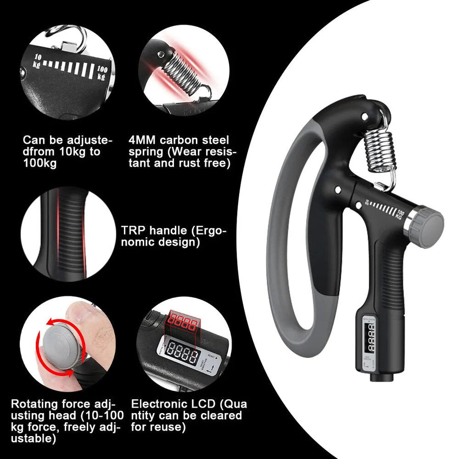 Adjustable Hand Grip Muscle Strength Hand Trainer - Image 1