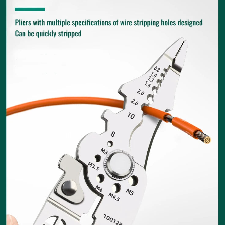 Wire Stripper Adjustable Crimper Automatic Cable Cutter Tool - Image 4
