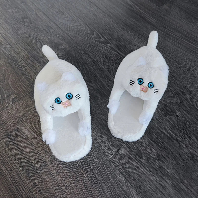 Cuddle Cat Plush Slippers