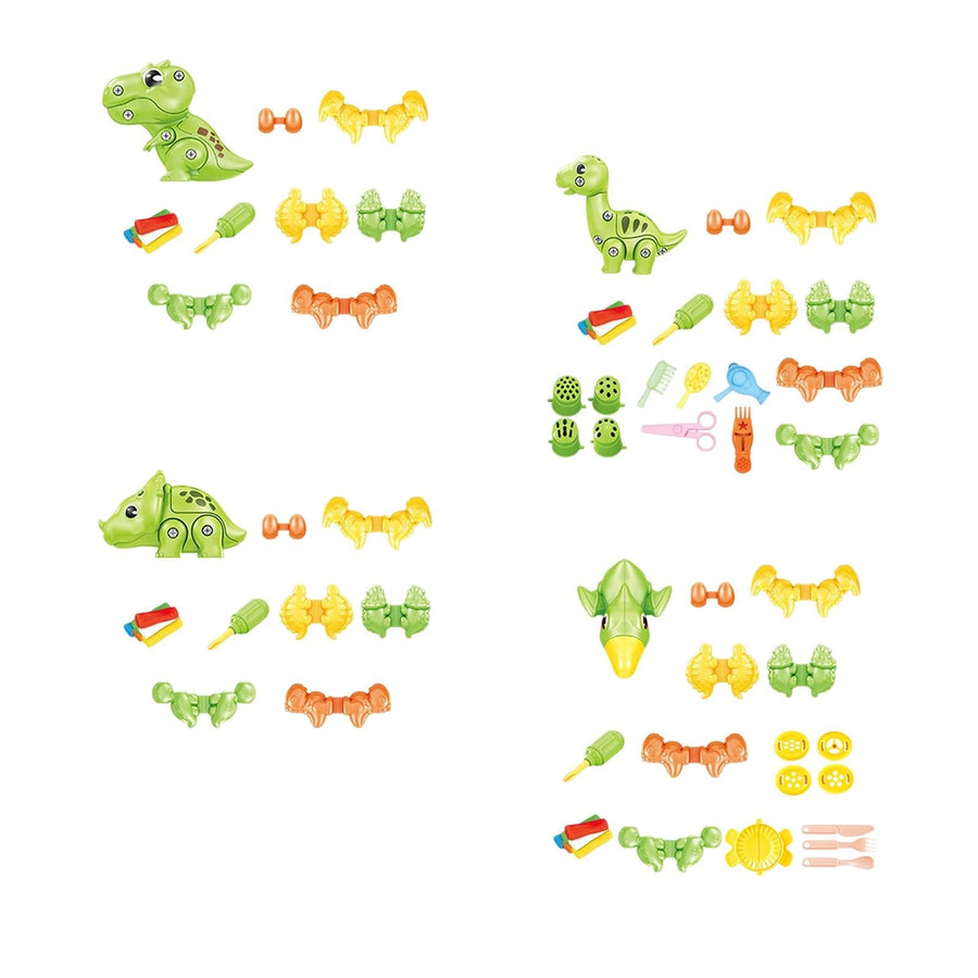 Educational Clay Modeling Dinosaur Toy Set - Image 2