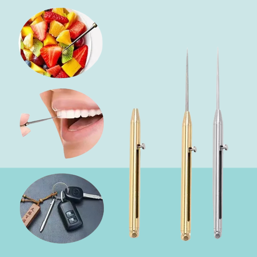 Titan Pick Telescopic Toothpick Keychain - Image 0
