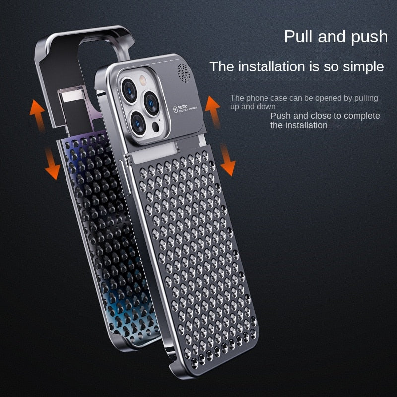 Metal Vent Premium Aluminum Alloy iPhone Case - Image 1