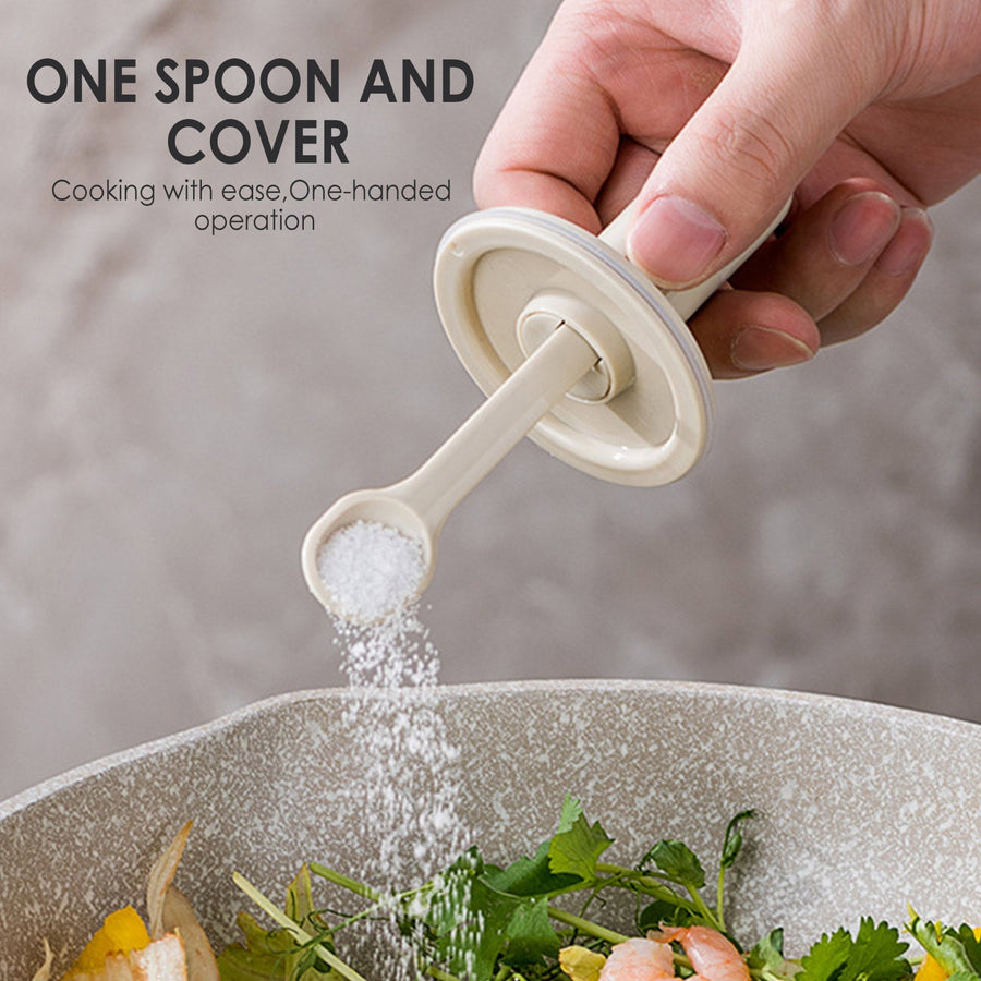 Creative Mini Seasoning Jar with Spoon - Image 8