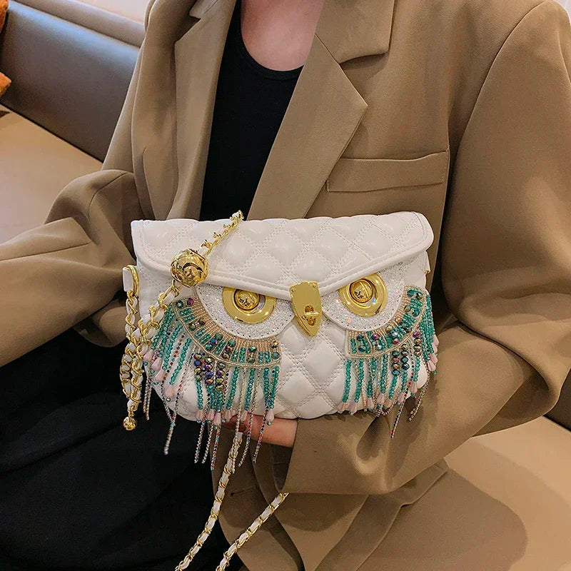 Night Owl Glitter Shoulder Bag - Image 1
