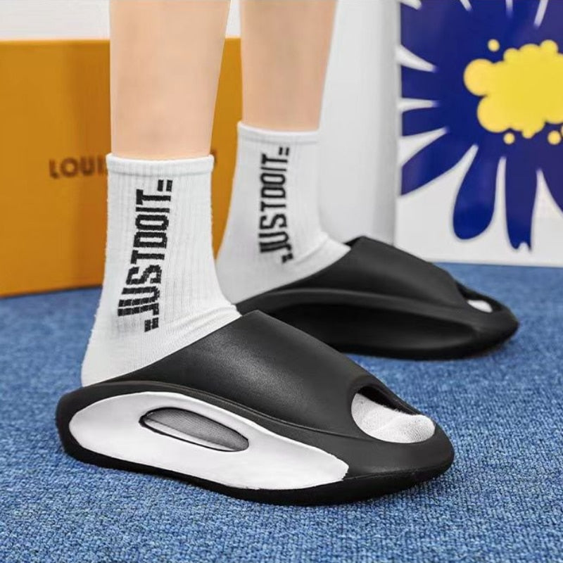 Hollow Out Futuristic Beach Slippers - Image 2