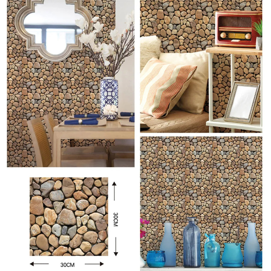 3D Wall Brick Pattern Decal - Image 11