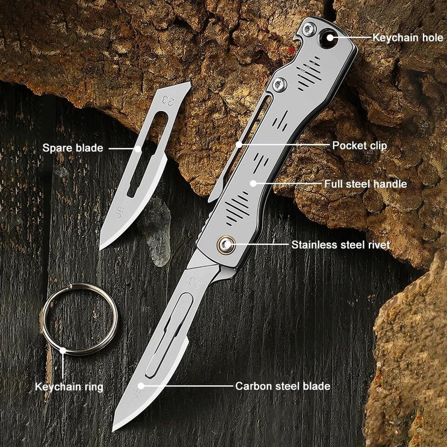 Stainless Steel Camping Master Folding Multifunctional Knife - Image 4