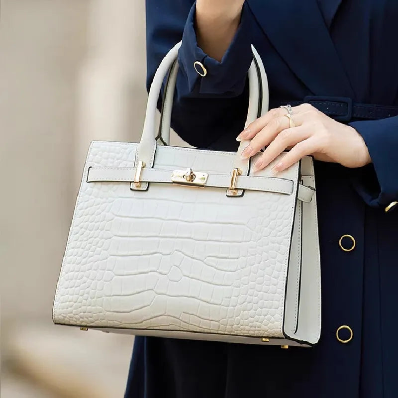 City Trend Elegance Elite Leather Handbag - Image 1