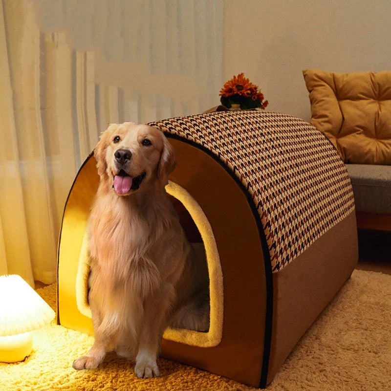Foldable Cozy Nest Large Pet House - Image 1