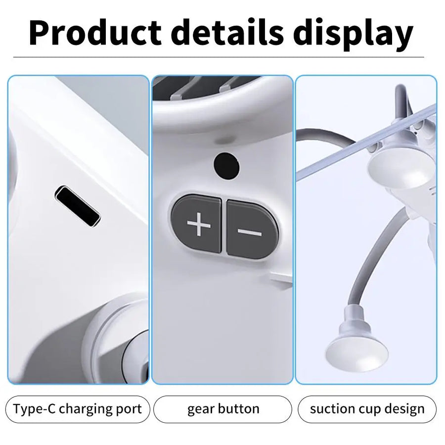 Flexible Arm Adjustable Powerful Cooling Fan - Image 8