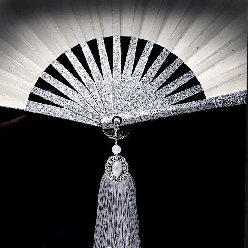 Tungsten Steel Alloy Self-Defense Folding Hand Fan - Image 5