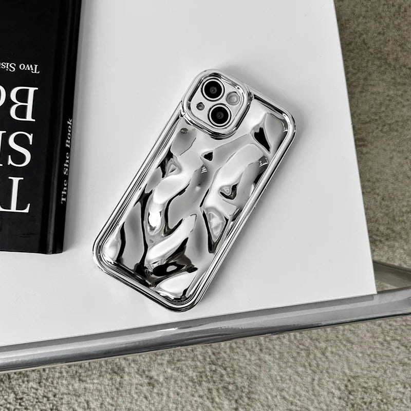 Luxury 3D Lunar Crater Soft Phone Case - Image 4