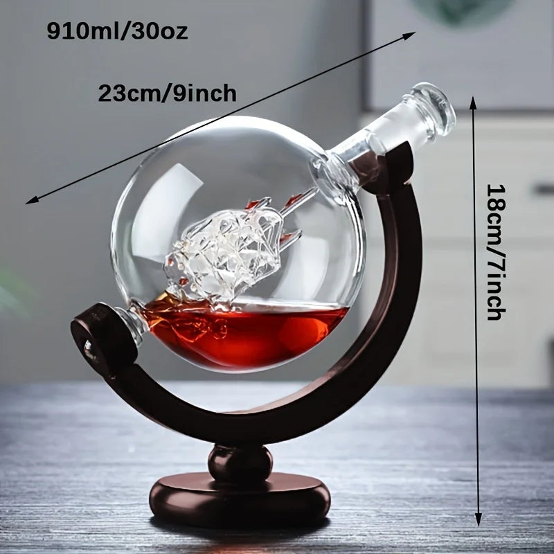 Creative Globe Decanter Set - Image 1
