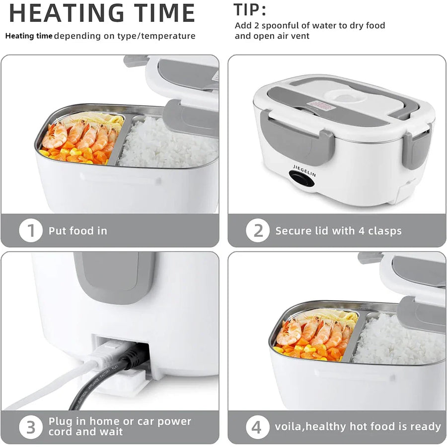 3in1 Electric Heat Fast Portable Meal Warmer Box - Image 4