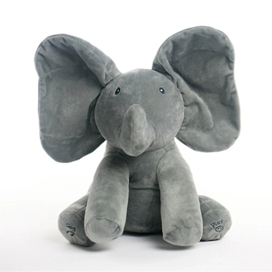 Playful Tunes Electric Hide and Seek Plush Elephant - Image 7