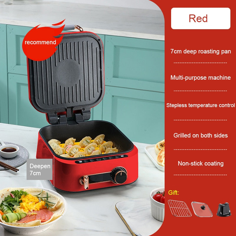 Double-sided Electric Baking Pan Cooker - Image 11