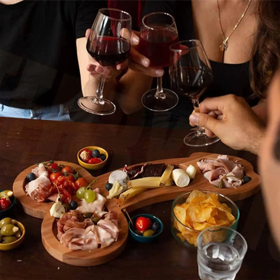 Funny Adult-Themed Multi-Compartment Serving Board - Image 1