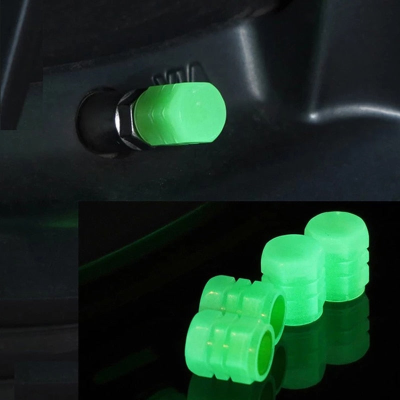 4PCS Luminous Car Valve Caps - Image 2