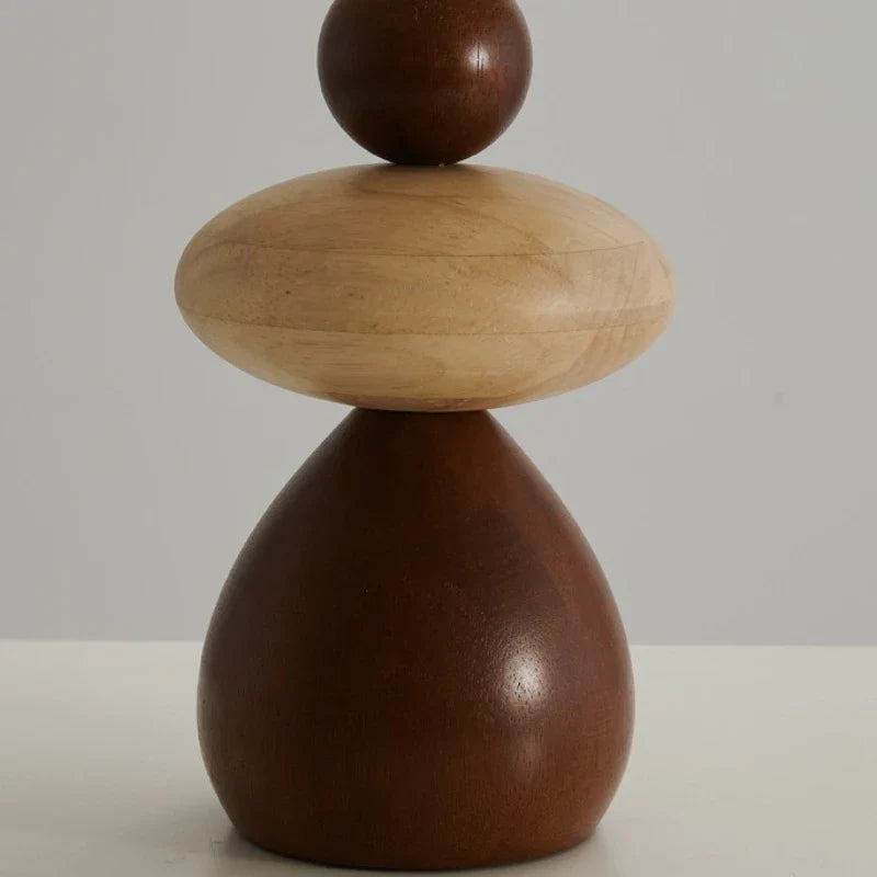 Zen Style Wooden Table Lamp - Image 4