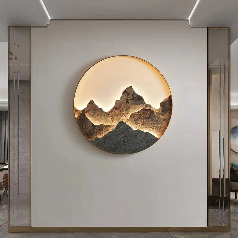 Zen-Inspired Landscape View Artsy Wall Decor - Image 1