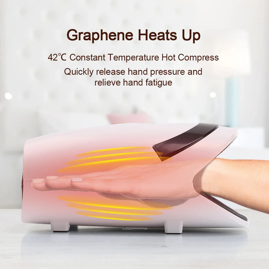 Hot Compress Electric Triple Mode Ergonomic Hand Massager - Image 1