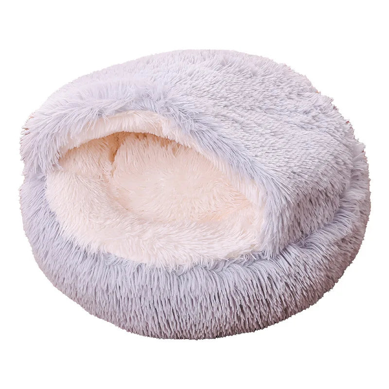 Snuggle Nest Plush Covered Pet Bed - Image 8