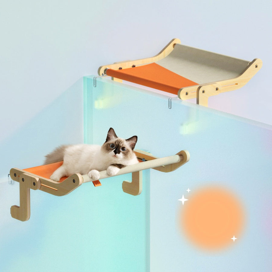 Wooden Window Cat Hanging Bed - Image 3