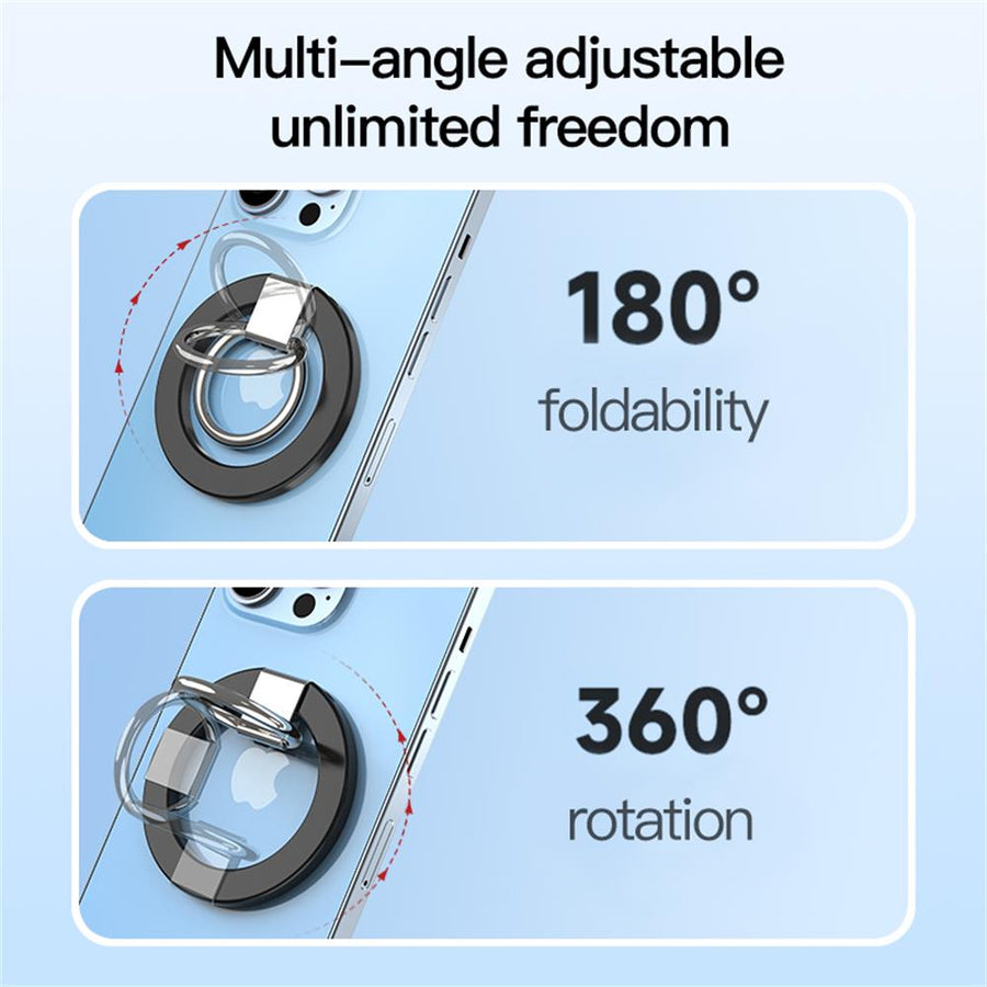 Adjustable Metal Magnetic Phone Holder Ring - Image 4